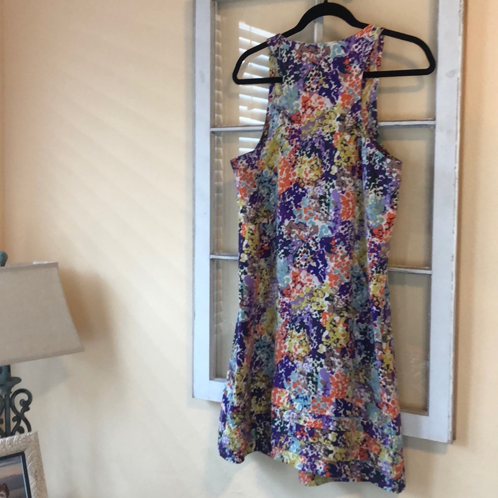 Floral Racer Back Dress - Picture 2 of 4